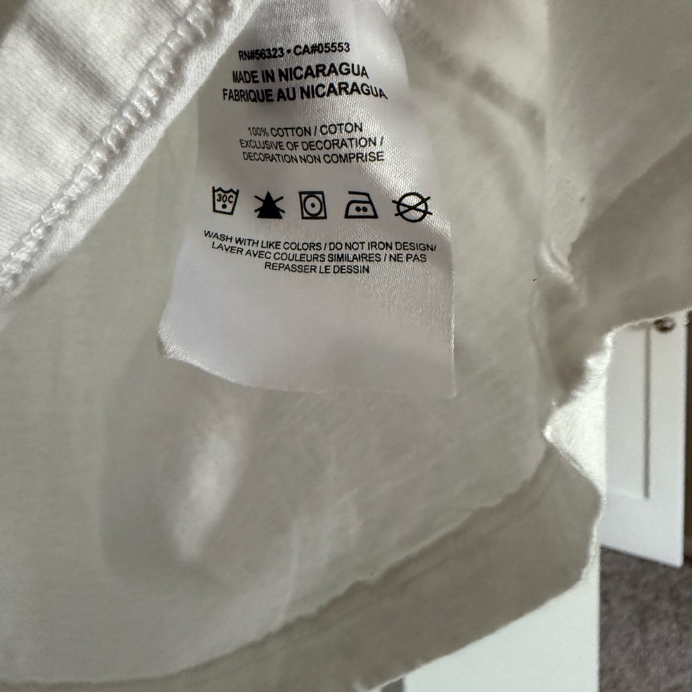 Nike Clark White Tee with Gray Logo - Picture 6 of 6